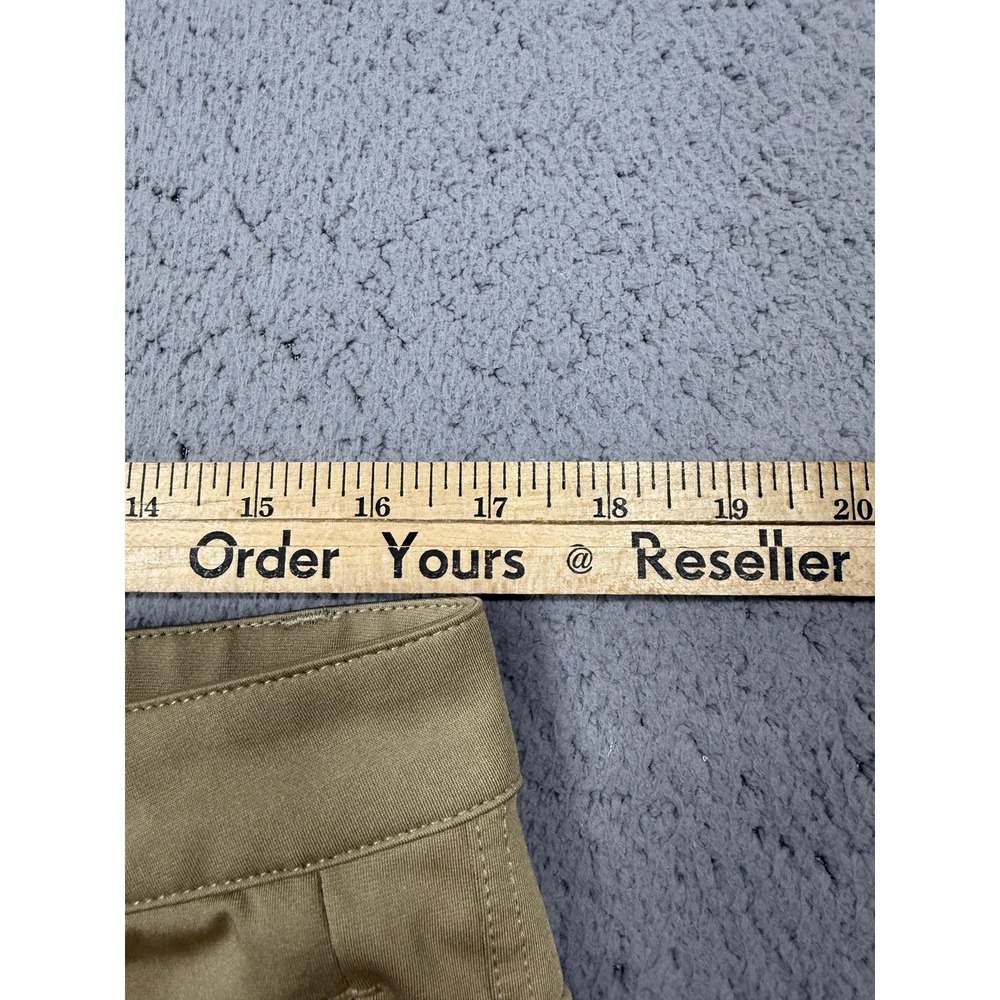 Barbell Pants Mens 34x32 Beige Microfiber Performance Chino Casual Travel Golf - Picture 5 of 10